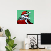 Santa poster (Thuiskantoor)