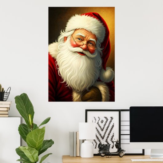 Santa Poster (Thuiskantoor)