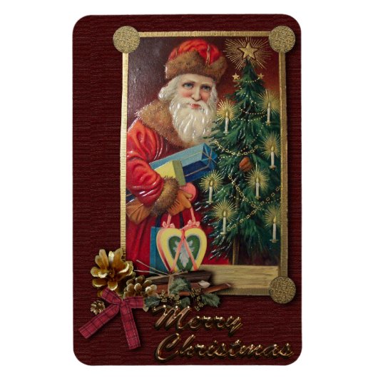 Santa Premium Magnet Magneet (Verticaal)