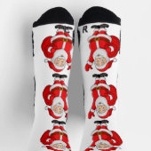 Santa Printed Gift luxe en comfortabel gevoel Sokken (Top)