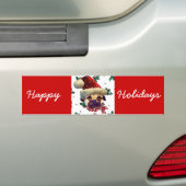 Santa Pug Bumpersticker (Op auto)