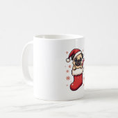 Santa Pug Delight Koffiemok (Voorkant links)