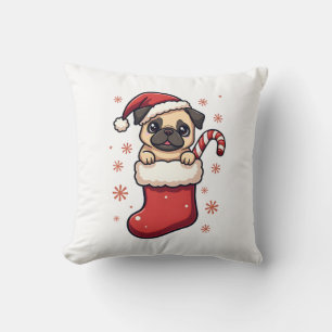 Santa Pug Delight Kussen