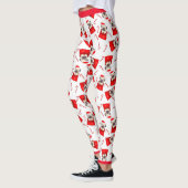 Santa Pug- en Candy Canes Holiday-Leggings Leggings (Links)