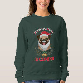 Santa Pug komt eraan Trui