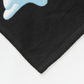 Santa Pug Met Elf Cat Kerstverlichting Eigenaar Ki Fleece Deken (Hoek)