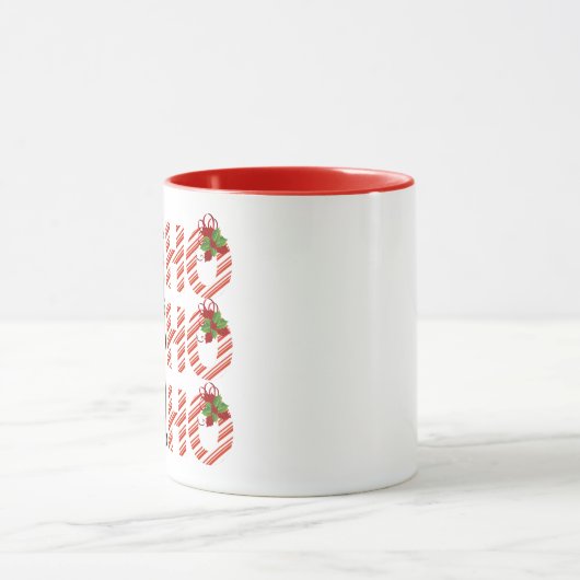 Santa Pug Mok Cute Dog in Santa Hat Hot Caca Mok (Midden)