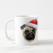 Santa Pug-Mok Koffiemok (Links)