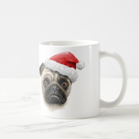 Santa Pug-Mok Koffiemok (Rechts)