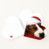 Santa Puppy Notitieboek (Binnen)