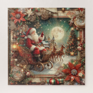  Santa Puzzle Legpuzzel