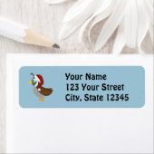 Santa Quail Etiket (Insitu)