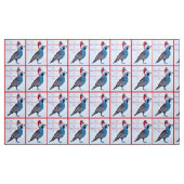 Santa Quail Stof (Yard (91,4 cm))