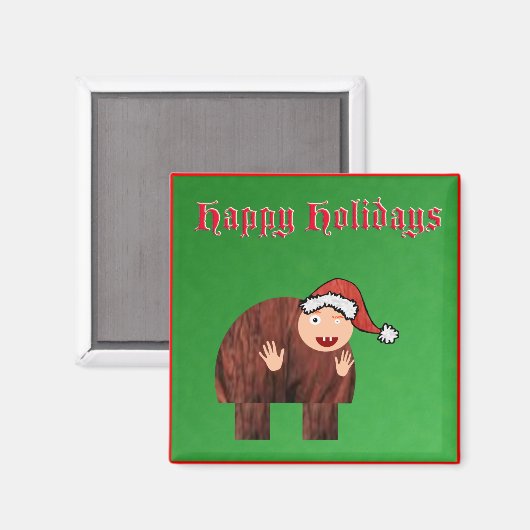 Santa Quasimodo-magneet Magneet (Voorkant / Achterkant)