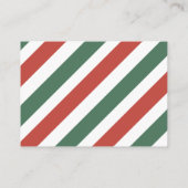 Santa raden hoeveel Snoepjes behuizing Kaart (Achterkant)