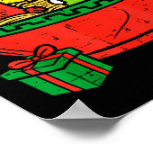 Santa Ramen Cats Anime Christmas Xmas Kids Girls M Poster (Hoek)