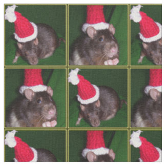 Santa Rat Fabric Stof