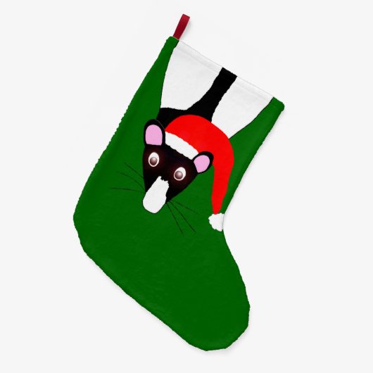 Santa rat Kerstmis kous Grote Kerstsok (Voorkant (Hangend))