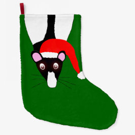 Santa rat Kerstmis kous Grote Kerstsok