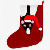 Santa rat Kerstmis kous Grote Kerstsok (Achterkant)