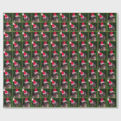 Santa Rat Wrapping Paper Cadeaupapier (Vlak)