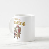 Santa Reading Koffiemok (Voorkant links)