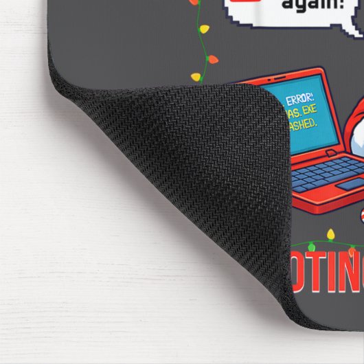 Santa Rebooting Support Engineer s Tech Smile Muismat (Hoek)