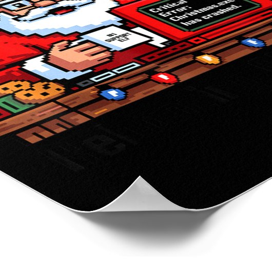 Santa Rebooting Support s Tech Meme Poster (Hoek)