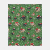 Santa Regal Jumping Spider Phidippus Regius green Fleece Deken (Voorkant)