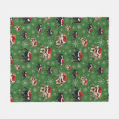 Santa Regal Jumping Spider Phidippus Regius green Fleece Deken (Voorkant (Horizontaal))