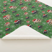 Santa Regal Jumping Spider Phidippus Regius green Sherpa Deken (3/4)