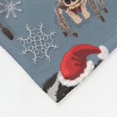 Santa Regal Jumping Spider Phidippus Regius op ijs Fleece Deken (Hoek)