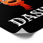 Santa Reindeer Dasher Xmas Group Costume T Shirt Poster (Hoek)