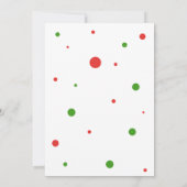 Santa Reindeer Elf Kinder Kerstfeest Kaart (Achterkant)