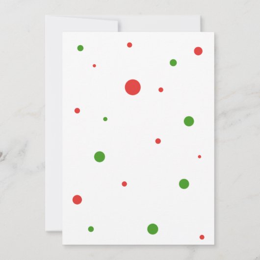 Santa Reindeer Elf Kinder Kerstfeest Kaart (Achterkant)