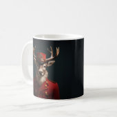 Santa Reindeer Koffiemok (Voorkant links)