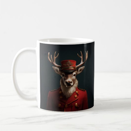Santa Reindeer Koffiemok (Links)