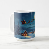 Santa Reindeer Moon Mok (Voorkant links)