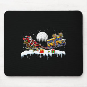 Santa Reindeer School Bus Christmas Driver Team Lo Muismat