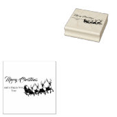 Santa Reinders Vrolijk Kerstfeest Rubberstempel (Gestempeld)