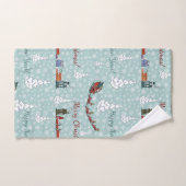 santa reindierteam bad handdoek (Handdoek)