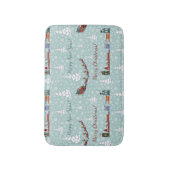 santa reindierteam badmat (Voorkant Verticaal)