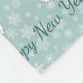santa reindierteam fleece deken (Hoek)