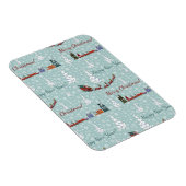 santa reindierteam magneet (Rechterzijde)