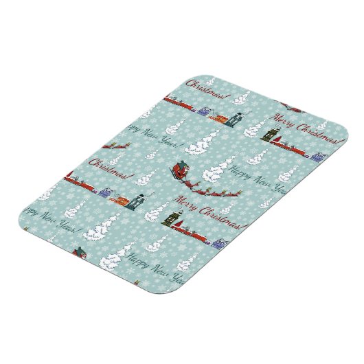 santa reindierteam magneet (Linkerzijde)