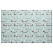 santa reindierteam stof (Fat Quarter)