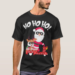 Santa Rendier Kerstrit T-shirt