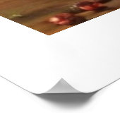  Santa & Rendier: Klassieke vakantie charme Poster (Hoek)