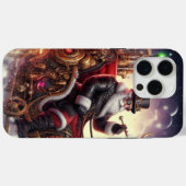 Santa/Rendier steampunk Kerstmis/winter Case-Mate iPhone Case (Achterkant (horizontaal))