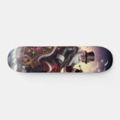 Santa/Rendier steampunk Kerstmis/winter Persoonlijk Skateboard (Horizontaal)